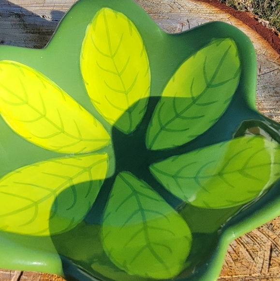 PARTYLITE Ceramic Floral stackable bowls. - Picture 3 of 10